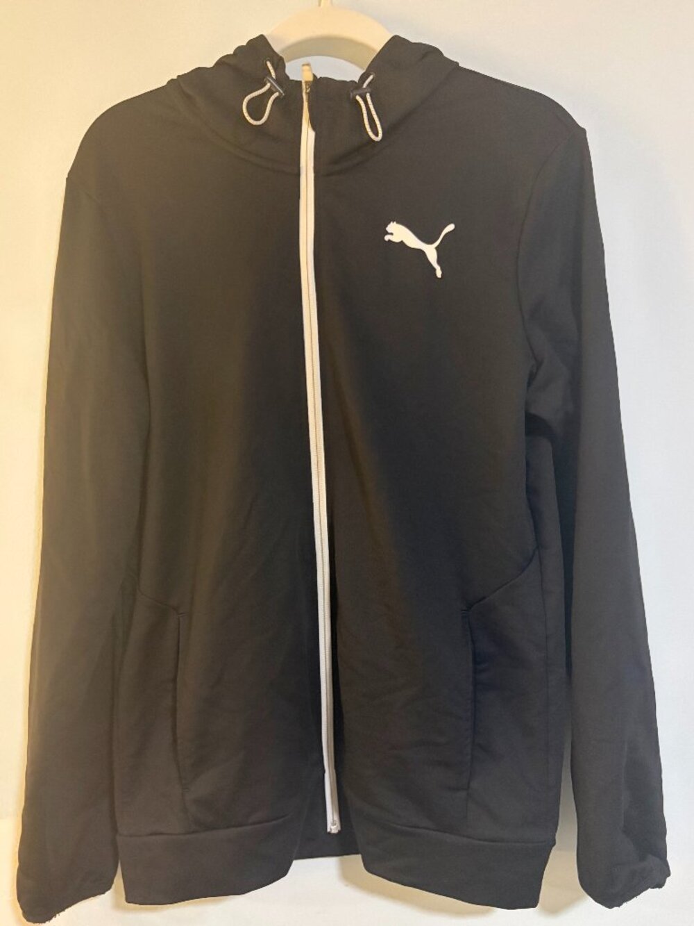 PUMA RTG Keeps You Dry Full-Zip Active Hoodie Jacket Black Men's Size Small